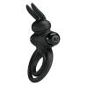Pretty Love anillo conejo III negro de lado