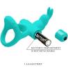 Pretty love - figgy anillo vibrador rabbit verde - 5