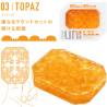 Infografía del relieve de la Tenga UNI Topaz