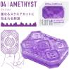 Infografía del relieve de la Tenga UNI Amethyst