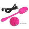 Pretty Love Doreen magenta, huevo vibrador con cable de carga USB