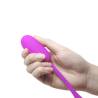 Pretty love - julius huevo vibrador impermeble & recargable morado - 6