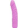 Vibrador Get Real Classic Original rosa visto de perfil sobre fondo blanco