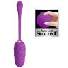 Pretty love - huevo vibrador con textura marina recargable morado - 5