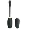 Pretty love - doreen huevo vibrador de lujo recargable negro - 4