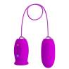 Pretty love - daisy huevo dual vibrador recargable morado - 2