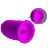 Pretty love - daisy huevo dual vibrador recargable morado - 4