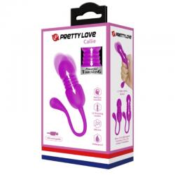 Pretty love - callie huevo vibrador recargable morado