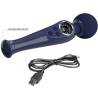Pretty love - skyler vibrador wand azul - 6