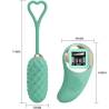 Pretty love - vivian huevo vibrador control remoto verde - 5