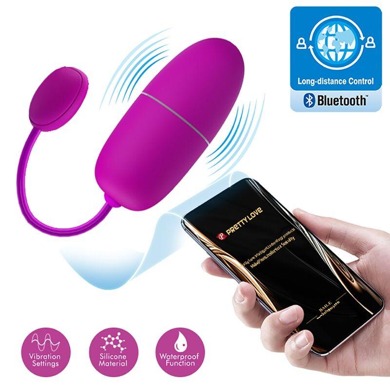 Pretty love - nymph huevo vibrador controlado por app morado Pretty love - nymph huevo vibrador controlado por app morado