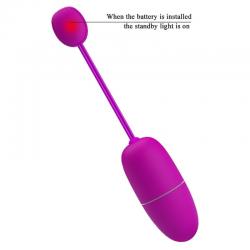 Pretty love - nymph huevo vibrador controlado por app morado