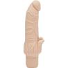 Vibrador Get Real Classic Stim natural de lado