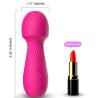 Armony - dazzle masajeador & vibrador pequeño fucsia - 3