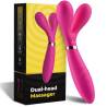 Masajeador Armony Y-Wand fucsia y su caja