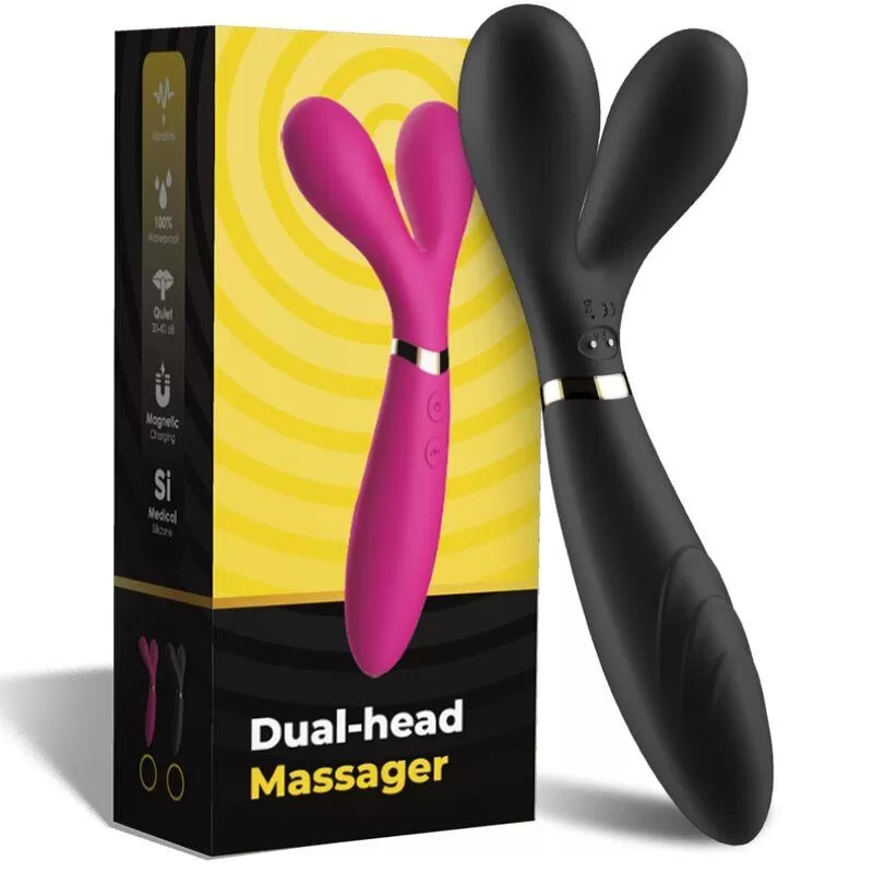Armony - y-wand masajeador & vibrador cabeza doble negro Armony - y-wand masajeador & vibrador cabeza doble negro