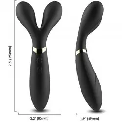 Armony - y-wand masajeador & vibrador cabeza doble negro Armony - y-wand masajeador & vibrador cabeza doble negro