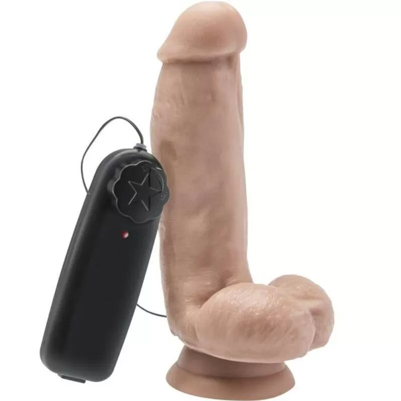 Get real - dildo 12 cm con testiculos vibrador natural
