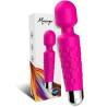 Armony - postman masajeador & vibrador cabeza flexible fucsia - 1