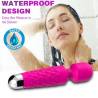 Armony - postman masajeador & vibrador cabeza flexible fucsia - 2