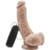 Get real - dildo 20,5 cm con testiculos vibrador natural - 1