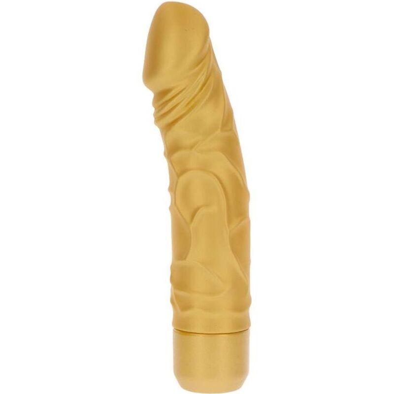 Get real - gold dicker original vibrador dorado