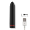 Oninder - berlin bala vibradora negro 9 modos 8.5 x 2 cm - app gratuita - 3