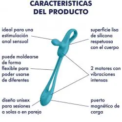 Satisfyer - plug & play 1 multivibrador flexible Satisfyer - plug & play 1 multivibrador flexible