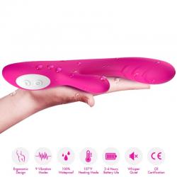 Armony - spark vibrador efecto calor fucsia