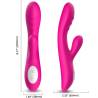 Armony - spark vibrador efecto calor fucsia - 3