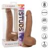 Silicone Studs 8" tono moreno junto a su caja
