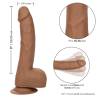 Medidas y detalles del Silicone Studs 8" tono moreno