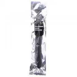All black - ridged ducha anal silicona 27 cm