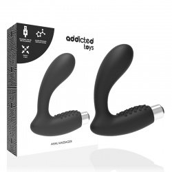 Addicted toys - vibrador prosttico recargable model 5 - negro