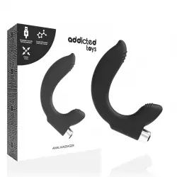 Addicted toys - vibrador prosttico recargable model 7 - negro Addicted toys - vibrador prosttico recargable model 7 - negro