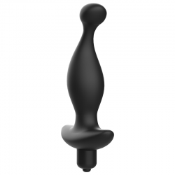 Addicted toys - masajeador anal con vibración negro modelo 1