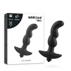 Addicted toys - masajeador anal con vibración negro modelo 2 Addicted toys - masajeador anal con vibración negro modelo 2