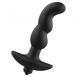 Addicted toys - masajeador anal con vibración negro modelo 2