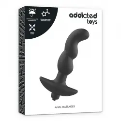 Addicted toys - masajeador anal con vibración negro modelo 2 Addicted toys - masajeador anal con vibración negro modelo 2