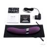 LELO Elise 2 Plum con cable, adaptador, funda y documentación