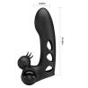 Pretty love - orlando funda de dedo vibrador negro - 6