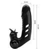 Pretty love - corbin funda dedo vibrador negro - 6