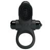 Pretty Love Anillo vibrador II negro visto de frente