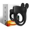 Armony - anillo vibrador rabbit negro - 1