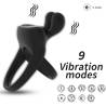 Armony - anillo vibrador rabbit negro - 2
