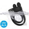 Armony - anillo vibrador rabbit negro - 3