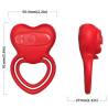 Medidas y detalles del anillo vibrador corazón Armony