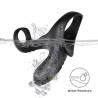 Armony - ranger anillo doble vibrador pareja negro - 3