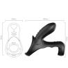 Armony - ranger anillo doble vibrador pareja negro - 4