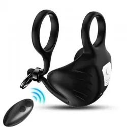 Armony - manta anillo vibrador testiculos control remoto negro Armony - manta anillo vibrador testiculos control remoto negro